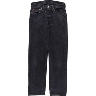 リーバイス(Levi's)の古着 リーバイス Levi's 501 ブラックデニム ストレートデニムパンツ メンズw30 /eaa444977(デニム/ジーンズ)