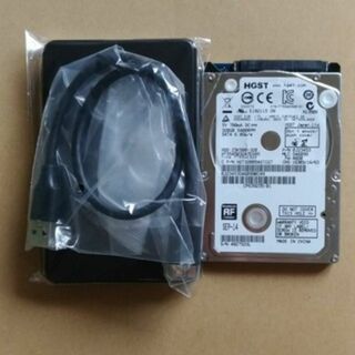 中古HDD + 新品HDDケース(PC周辺機器)