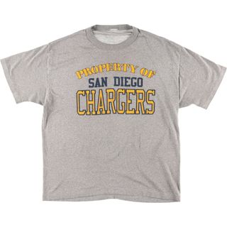 古着 90年代 NFL SAN DIEGO CHARGERS サンディエゴチャージャーズ スポーツプリントTシャツ メンズL ヴィンテージ /eaa445981(Tシャツ/カットソー(半袖/袖なし))