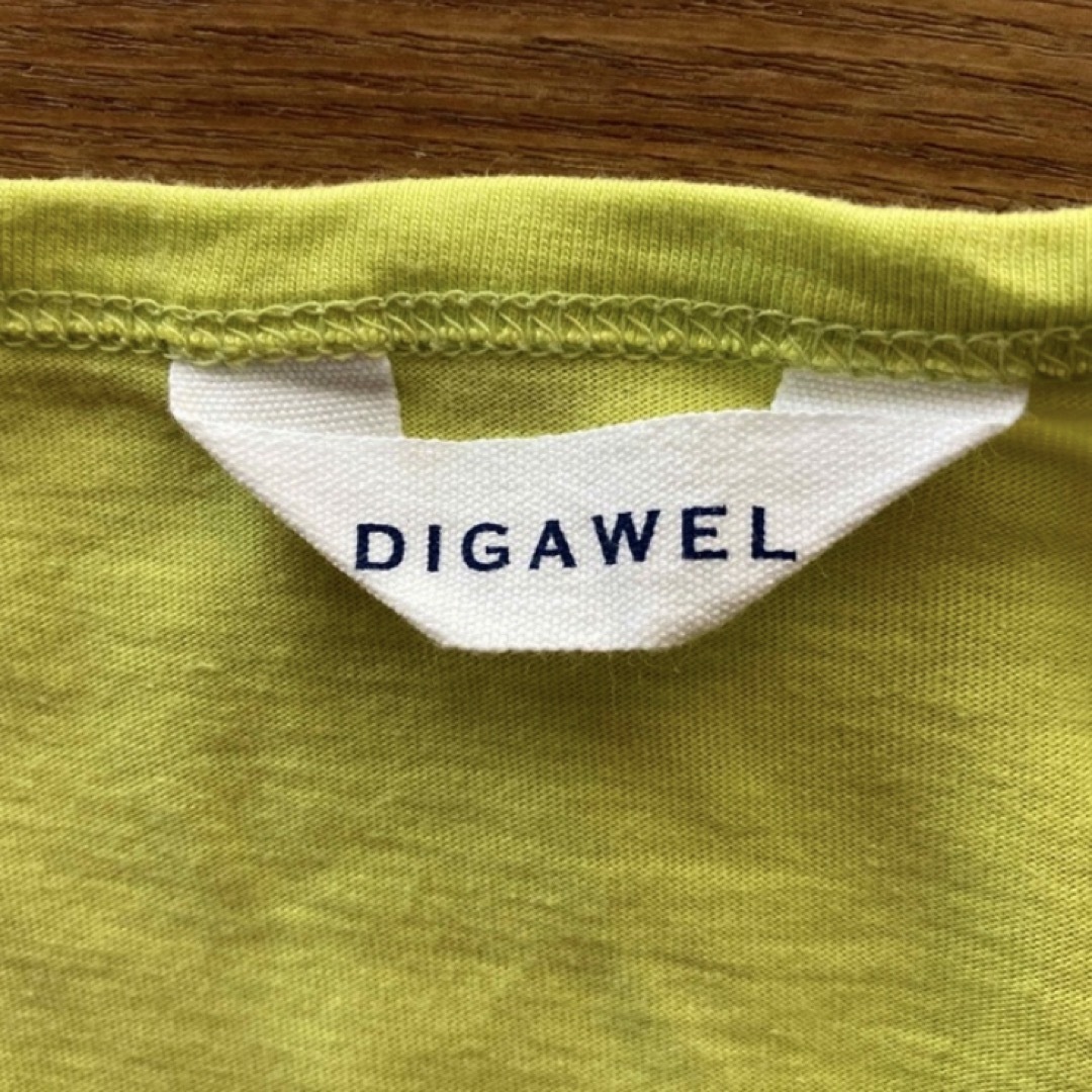DIGAWEL(ディガウェル)のディガウェル　Tシャツ　イエロー　1 メンズのトップス(Tシャツ/カットソー(半袖/袖なし))の商品写真