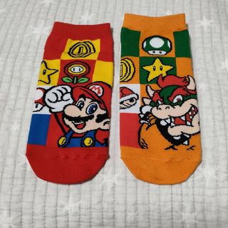 マリオ　クッパ　靴下　レディースソックス新品(ソックス)