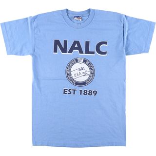 古着 90年代 UNION MADE プリントTシャツ USA製 メンズL ヴィンテージ /eaa445977(Tシャツ/カットソー(半袖/袖なし))