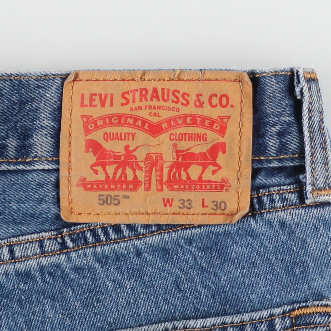 Levi's(リーバイス)の古着 リーバイス Levi's 505 テーパードデニムパンツ メンズw34 /eaa446110 メンズのパンツ(デニム/ジーンズ)の商品写真