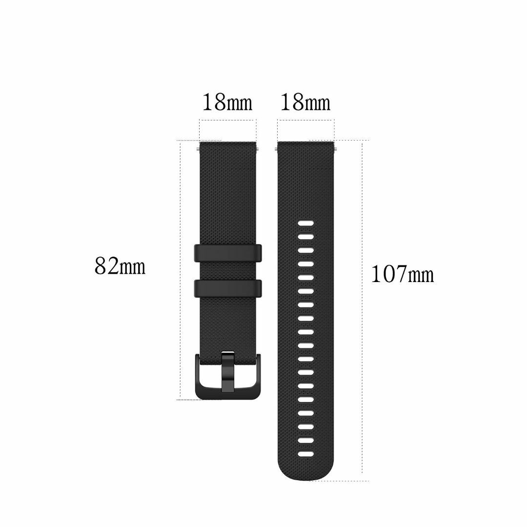 【バンドの色:18MMシリコングレー】18MM 20MM 22MM交換バンドPi その他のその他(その他)の商品写真