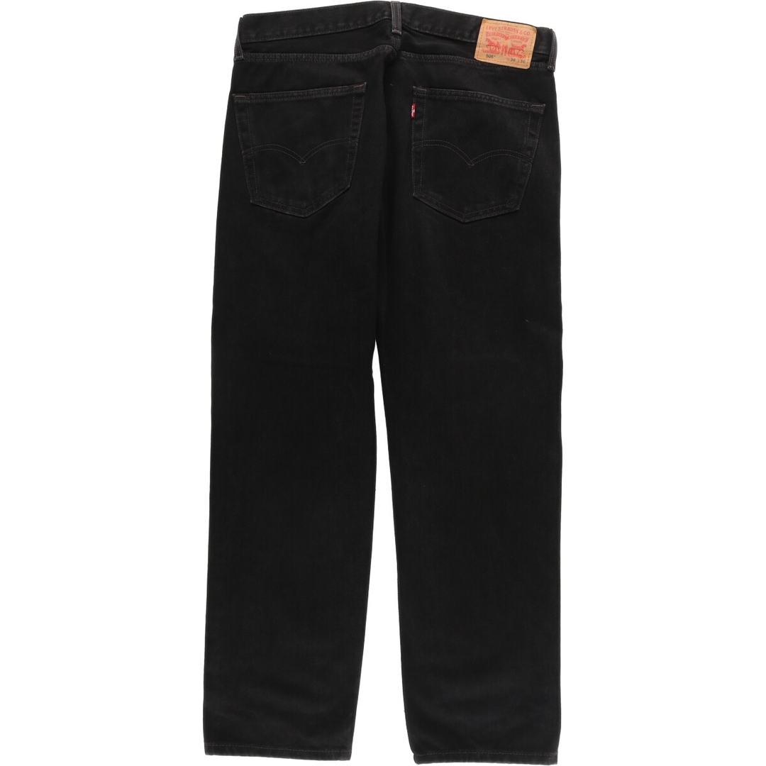 Levi's(リーバイス)の古着 リーバイス Levi's 505 ブラックデニム テーパードデニムパンツ メンズw37 /eaa446113 メンズのパンツ(デニム/ジーンズ)の商品写真