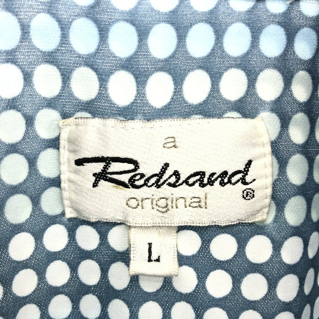 古着 REDSAND ドット柄 半袖 ポリシャツ USA製 メンズL /eaa441071 メンズのトップス(シャツ)の商品写真