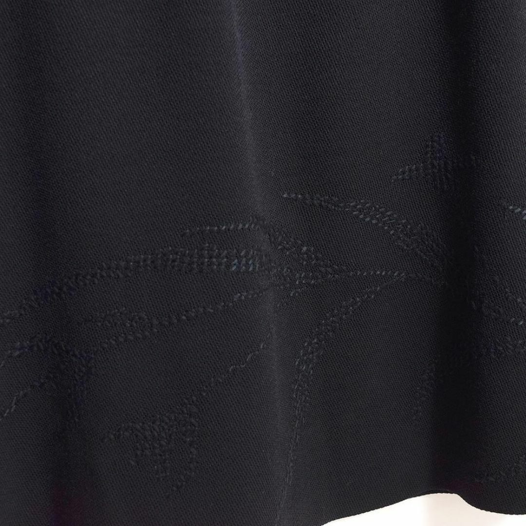 Sybilla(シビラ)のシビラ sybilla ウールレーヨン 刺繍 ロング ドレス ワンピース 黒40 レディースのワンピース(ロングワンピース/マキシワンピース)の商品写真