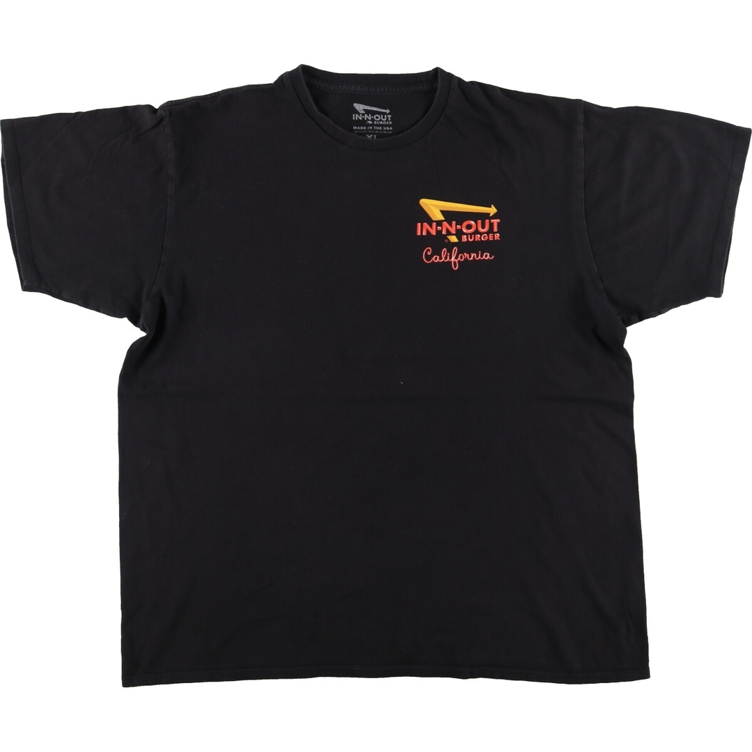 古着 IN-N-OUT BURGER アドバタイジングTシャツ USA製 メンズXL /eaa441522 メンズのトップス(Tシャツ/カットソー(半袖/袖なし))の商品写真