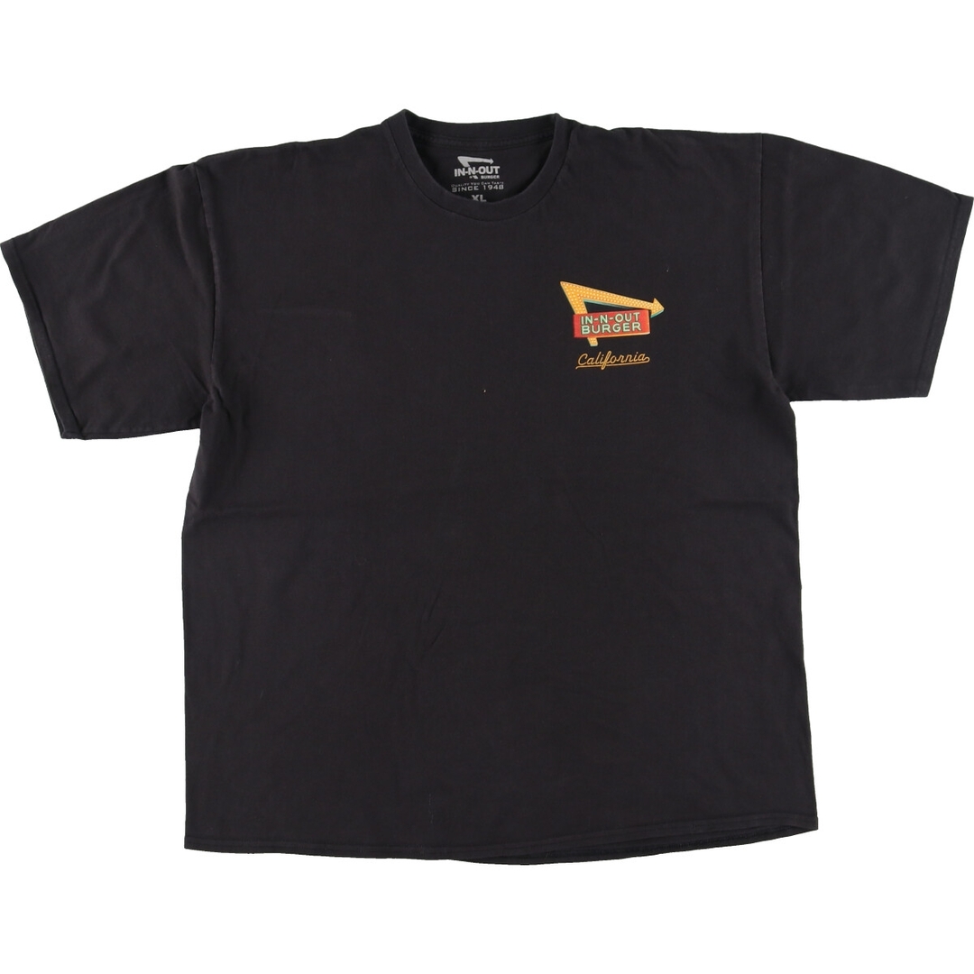 古着 IN-N-OUT BURGER アドバタイジングTシャツ メンズXL /eaa441524 メンズのトップス(Tシャツ/カットソー(半袖/袖なし))の商品写真