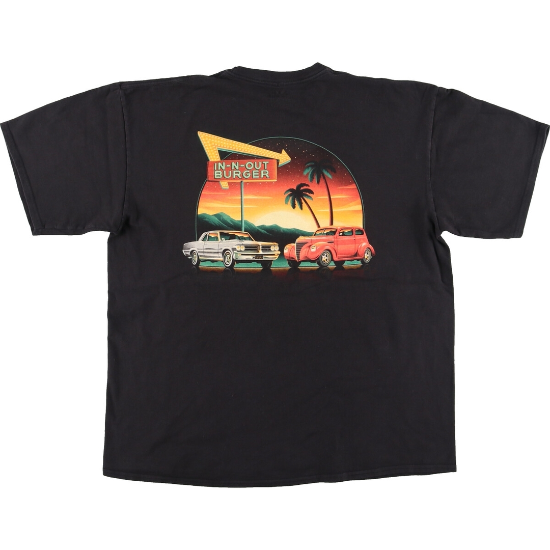 古着 IN-N-OUT BURGER アドバタイジングTシャツ メンズXL /eaa441524 メンズのトップス(Tシャツ/カットソー(半袖/袖なし))の商品写真