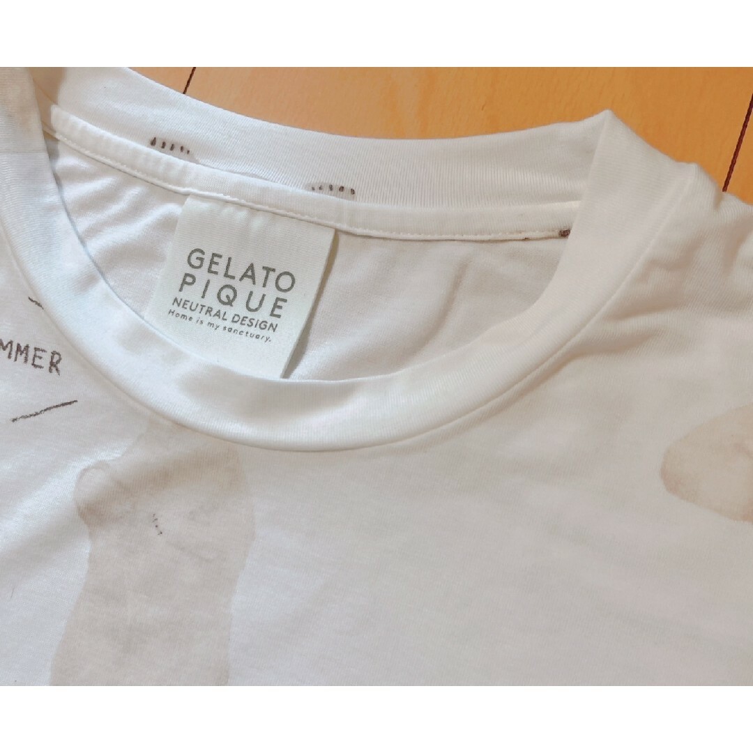 gelato pique(ジェラートピケ)の【ジェラートピケ】UNISEX しろくま柄接触冷感Tシャツ &ハーフパンツ レディースのルームウェア/パジャマ(ルームウェア)の商品写真