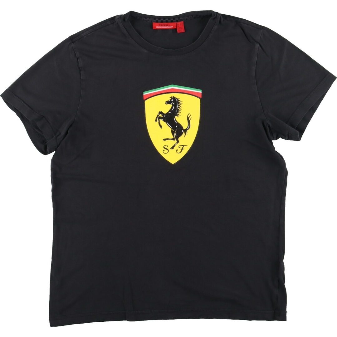 古着 Ferrari フェラーリ アドバタイジングTシャツ メンズL /eaa441527 メンズのトップス(Tシャツ/カットソー(半袖/袖なし))の商品写真