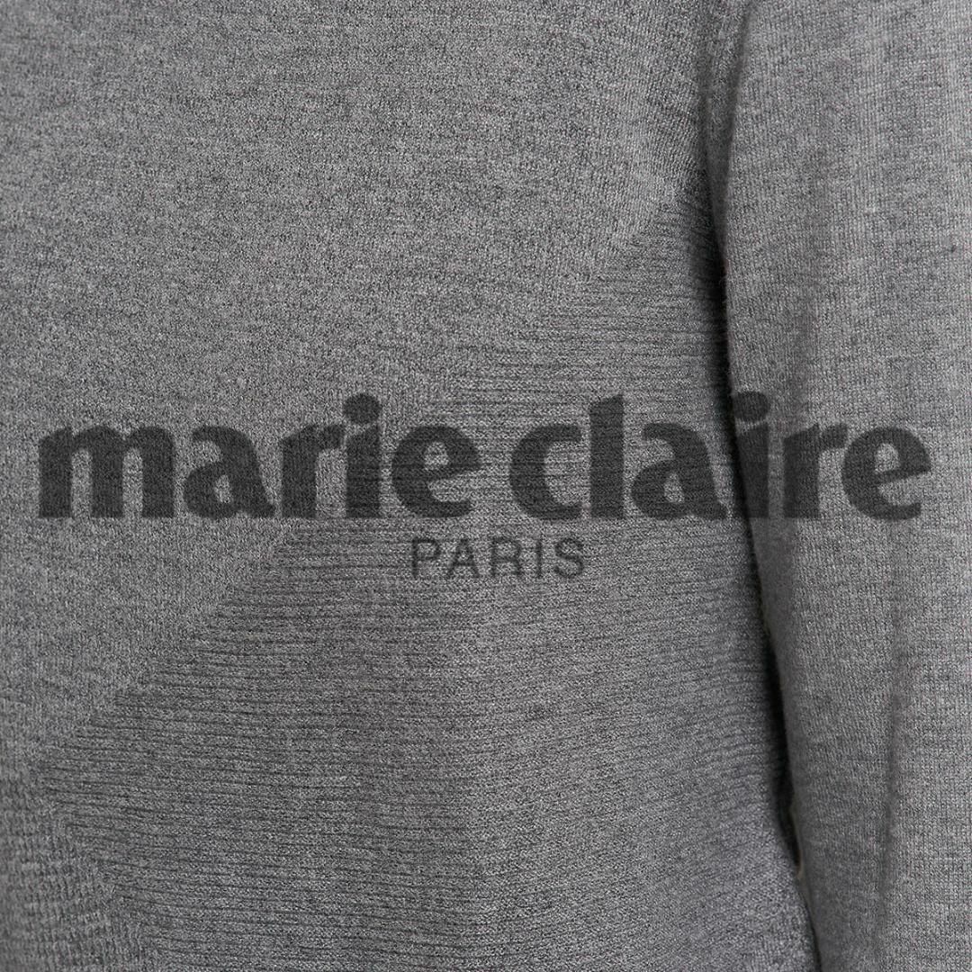 marie claire★マリクレール 薄手 ニット レディース グレー 韓国 レディースのトップス(Tシャツ(半袖/袖なし))の商品写真