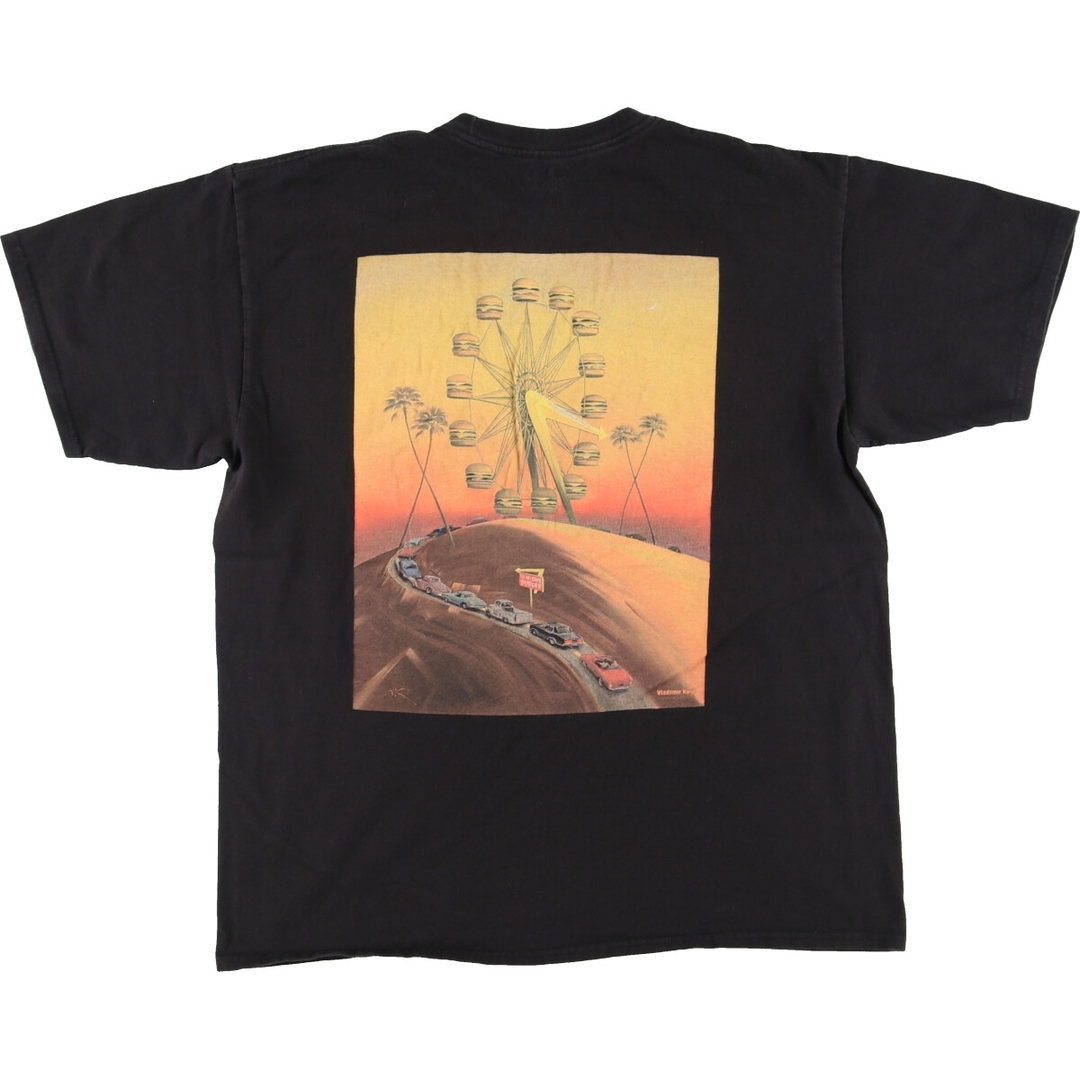 古着 IN-N-OUT BURGER アドバタイジングTシャツ メンズL /eaa441531 メンズのトップス(Tシャツ/カットソー(半袖/袖なし))の商品写真