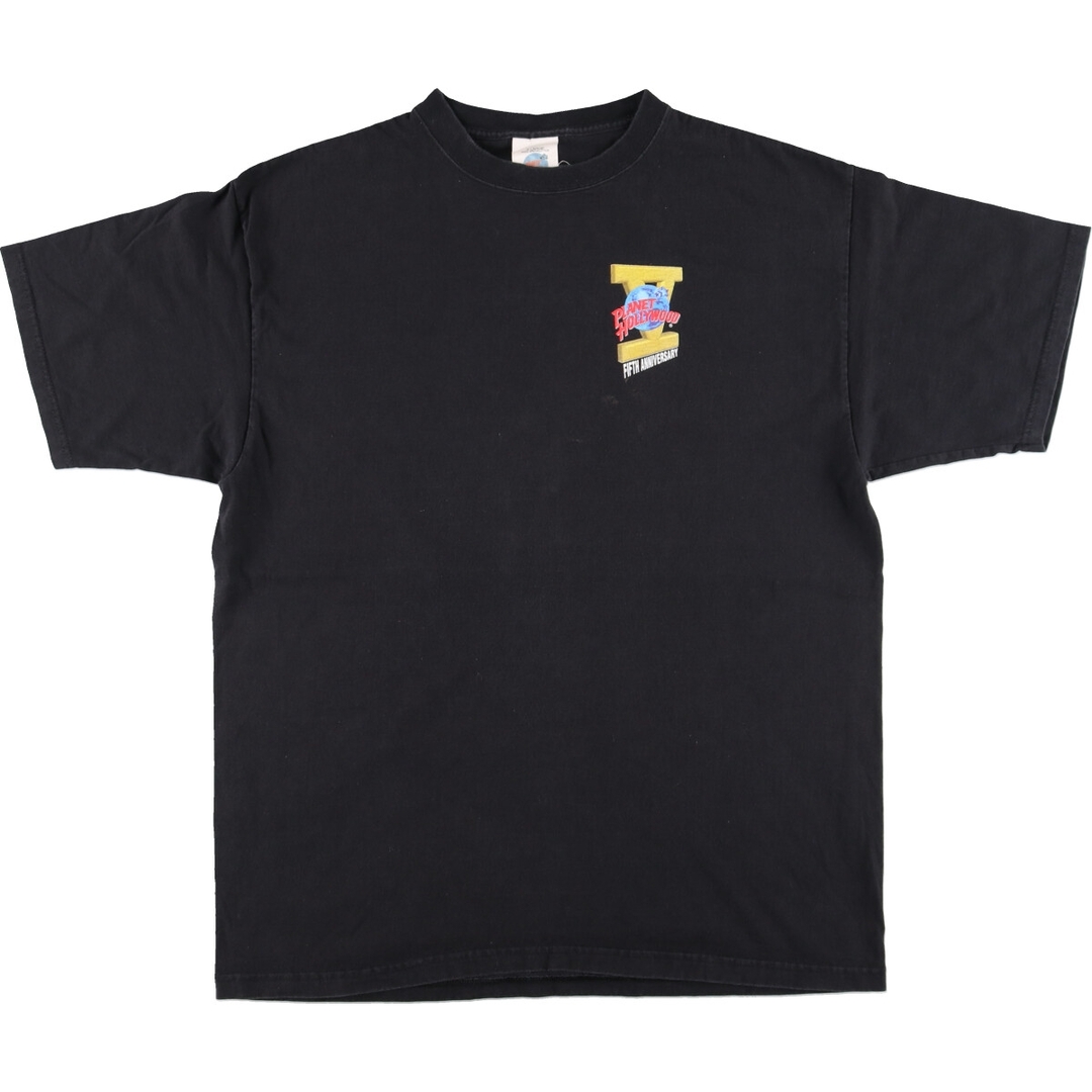 古着 90年代 PLANET HOLLYWOOD プラネットハリウッド アドバタイジングTシャツ USA製 メンズXL ヴィンテージ /eaa441532 メンズのトップス(Tシャツ/カットソー(半袖/袖なし))の商品写真