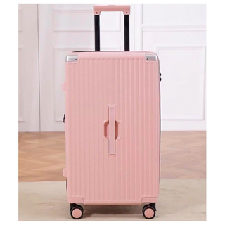 キャリーケース スーツケース 大型 大容量 360度回転 拡張機能付き ピンク(スーツケース/キャリーバッグ)