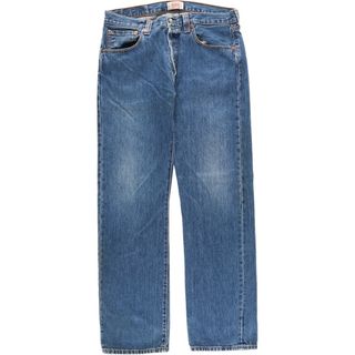 リーバイス(Levi's)の古着 リーバイス Levi's リーバイス501 STRAIGHT LEG BUTTON-FLY ストレートデニムパンツ メンズw33 /eaa444996(デニム/ジーンズ)