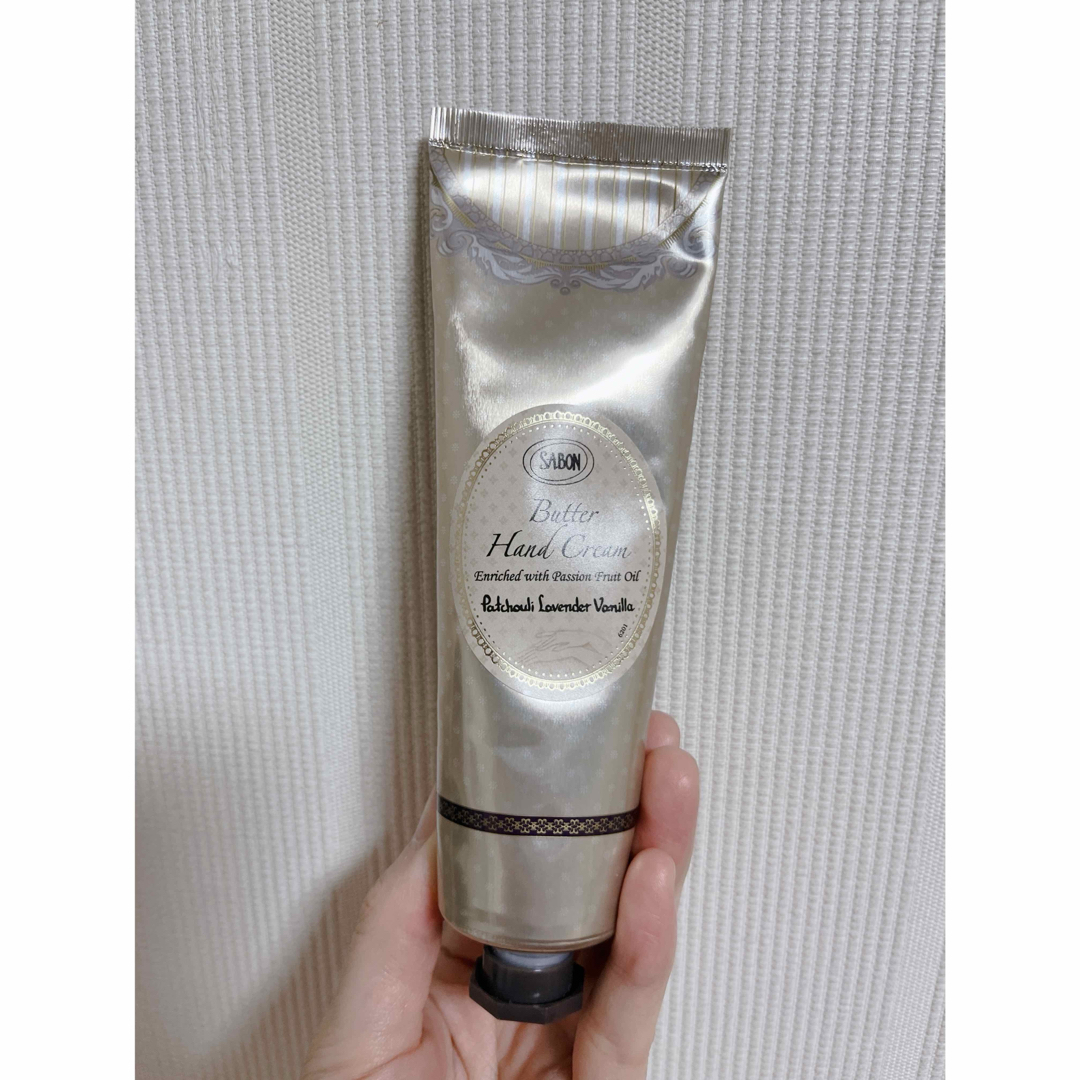 SABON(サボン)のサボン　ハンドクリーム　パチュリラベンダーバニラ コスメ/美容のボディケア(ハンドクリーム)の商品写真