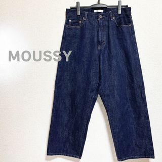 マウジー(moussy)のMOUSSY　デニム　パンツ　クロップド　ワンウォッシュ(デニム/ジーンズ)