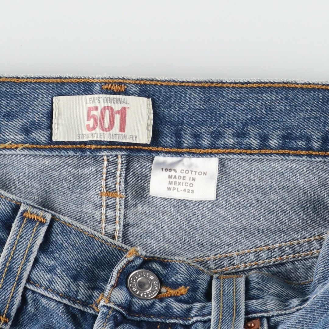 Levi's(リーバイス)の古着 リーバイス Levi's リーバイス501 STRAIGHT LEG BUTTON-FLY ストレートデニムパンツ メンズw30 /eaa444998 メンズのパンツ(デニム/ジーンズ)の商品写真