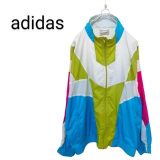 アディダス(adidas)の【adidas】80's マルチカラー ナイロンジャケット A-1863(ナイロンジャケット)