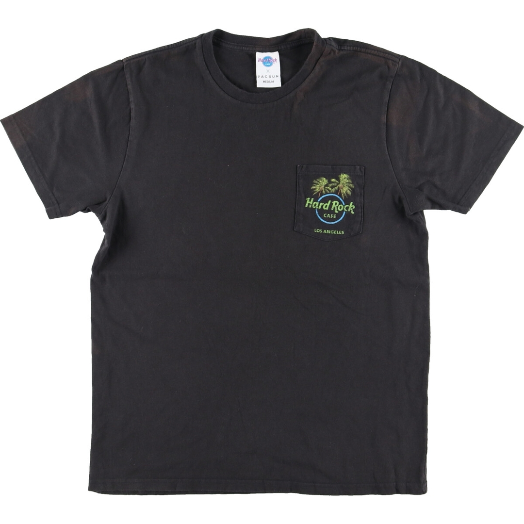 古着 ハードロックカフェ HARD ROCK CAFE × PACSUN LOS ANGELS アドバタイジングTシャツ メンズM /eaa441518 メンズのトップス(Tシャツ/カットソー(半袖/袖なし))の商品写真