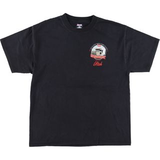 ヘインズ(Hanes)の古着 ヘインズ Hanes BEEFY-T アドバタイジングTシャツ メンズL /eaa441519(Tシャツ/カットソー(半袖/袖なし))