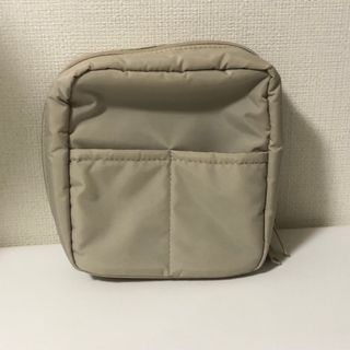 MUJI (無印良品) - 廃盤カラー 無印良品 ナイロン メイクポーチ グレージュ