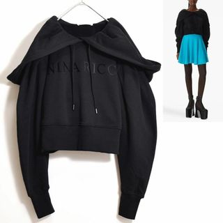 NINA RICCI - 23AW 未使用 NINA RICCI ロゴ刺繍 クロップ NINA RICCI - 23AW 未使用 NINA RICCI ロゴ刺繍 クロップ