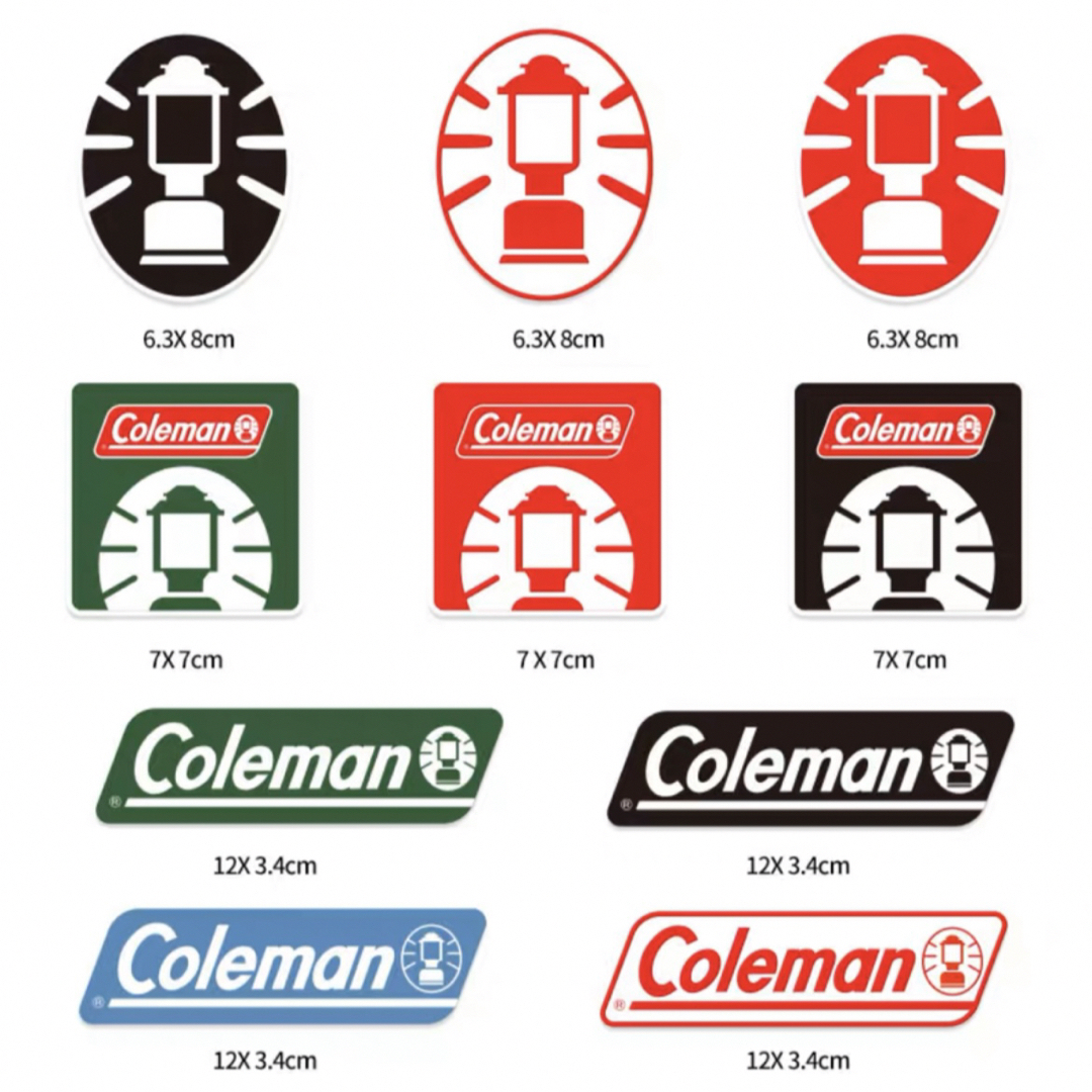 Coleman(コールマン)のColeman　コールマン アウトドア キャンプ 防水 ステッカー　20枚入 メンズのファッション小物(その他)の商品写真