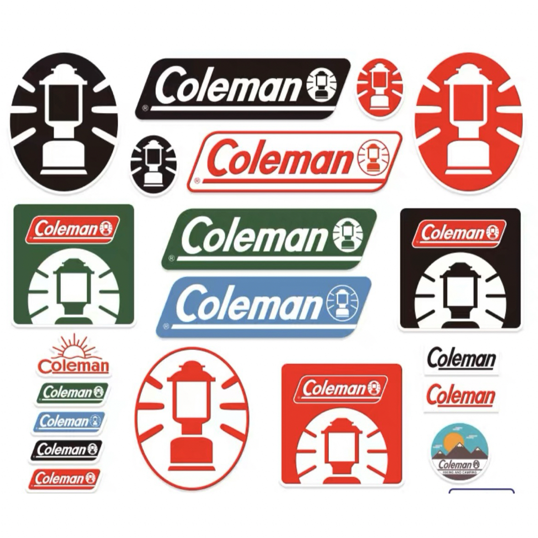 Coleman(コールマン)のColeman　コールマン アウトドア キャンプ 防水 ステッカー　20枚入 メンズのファッション小物(その他)の商品写真