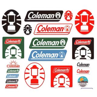 Coleman　コールマン アウトドア キャンプ 防水 ステッカー　20枚入