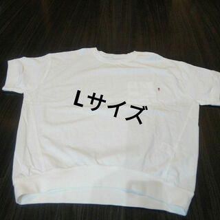 TシャツLサイズオフホワイトレディース(Tシャツ(半袖/袖なし))