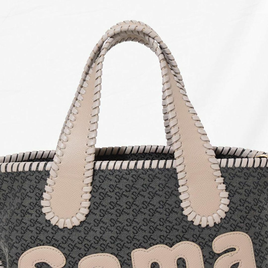 Samantha Thavasa(サマンサタバサ)の新作 極美品 サマンサタバサ ST Jacquard サマタバ トートバッグ レディースのバッグ(トートバッグ)の商品写真