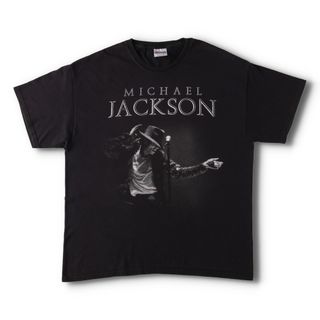 ヘインズ(Hanes)の古着 00年代 ヘインズ Hanes MICHAEL JACKSON マイケルジャクソン バンドTシャツ バンT メンズXL /evb005131(Tシャツ/カットソー(半袖/袖なし))