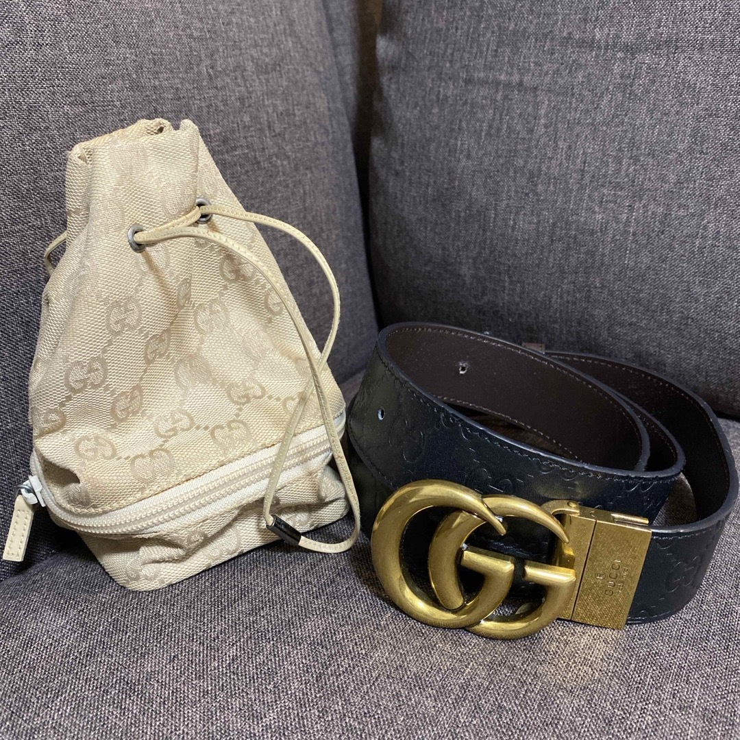 Gucci(グッチ)のGUCCI ベルト ポーチ セット レディースのファッション小物(ベルト)の商品写真