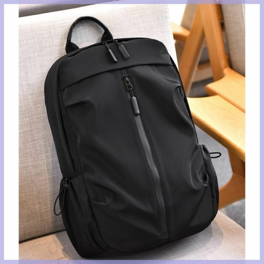 ビジネスバッグ リュック 通勤 多機能 大容量 通学　黒 ブラック USB メンズのバッグ(バッグパック/リュック)の商品写真