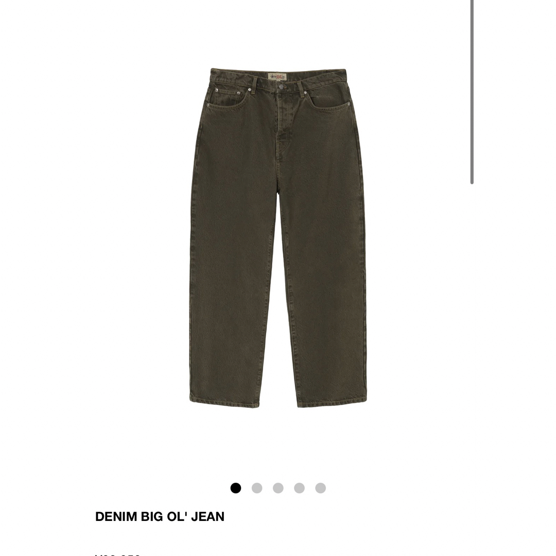 STUSSY(ステューシー)のstussy big ol jean olive 32 メンズのパンツ(デニム/ジーンズ)の商品写真