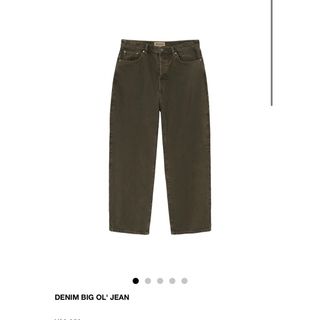 ステューシー(STUSSY)のstussy big ol jean olive 32(デニム/ジーンズ)