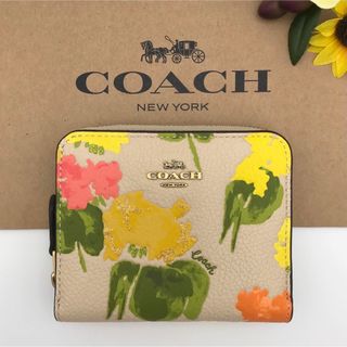 コーチ(COACH)のCOACH 財布 大人気！ ビルフォールド ウォレット フローラル 花柄 新品(財布)