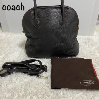 コーチ(COACH)の【レア】オールドコーチ　ハンドバッグ　2way  ソノマ　イタリア製　ドーム型(ハンドバッグ)