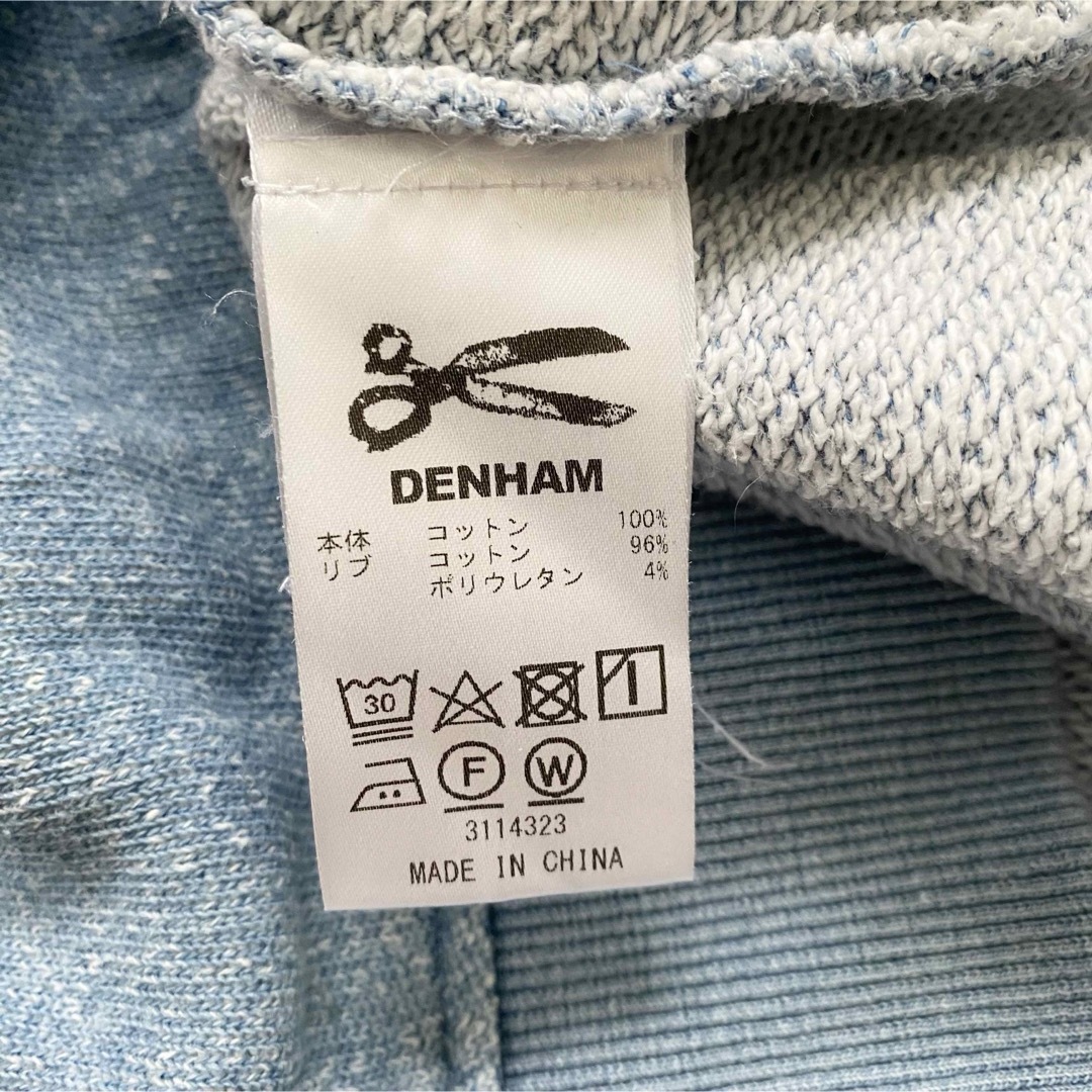 DENHAM(デンハム)の【DENHAM】デニムスウェット ライトブルー Ｍサイズ メンズのトップス(スウェット)の商品写真