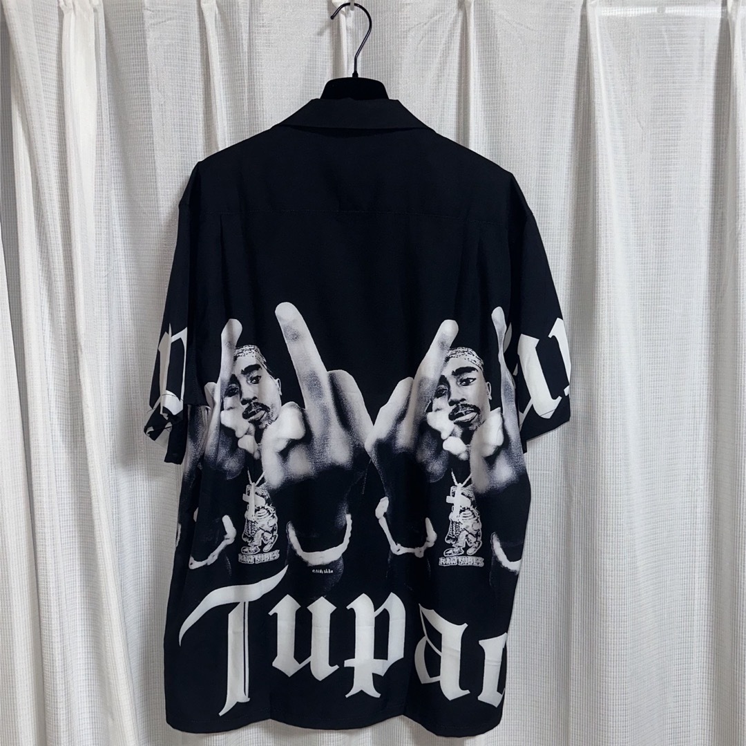 WACKO MARIA(ワコマリア)の【美品】　WACKO MARIA 2pac hawaiian shirt 舐達麻 メンズのトップス(Tシャツ/カットソー(半袖/袖なし))の商品写真