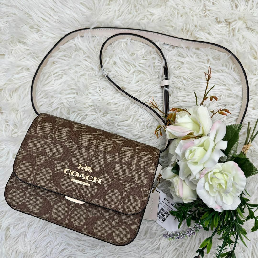 COACH(コーチ)の未使用 入手困難 COACH ショルダーバッグ ホースキャリッジロゴ 2WAY レディースのバッグ(ショルダーバッグ)の商品写真