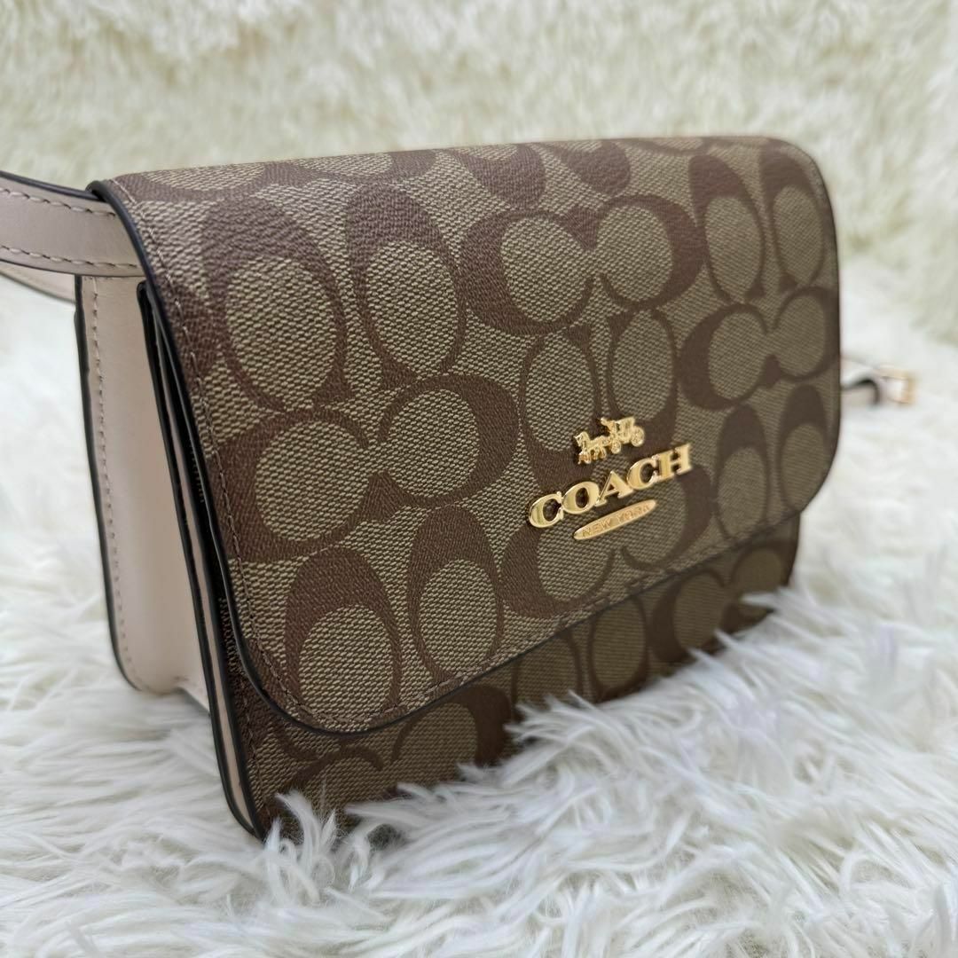 COACH(コーチ)の未使用 入手困難 COACH ショルダーバッグ ホースキャリッジロゴ 2WAY レディースのバッグ(ショルダーバッグ)の商品写真