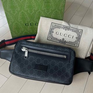 【新品未使用】GUCCI ソフト GGスプリーム ベルトバッグ