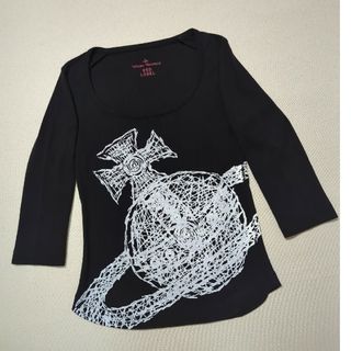 Vivienne Westwood - ヴィヴィアンウエストウッド　極美品　ビッグオーブプリントカットソー