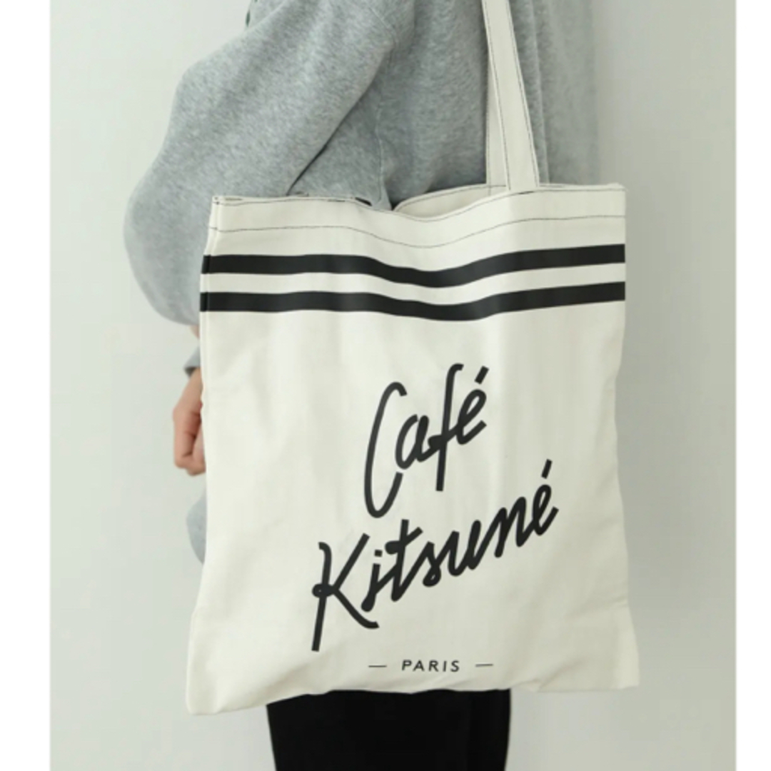KITSUNE(キツネ)のCafe Kitsune Tabio コラボ　トートバッグ レディースのバッグ(トートバッグ)の商品写真