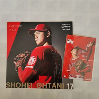 メジャーリーグベースボール(MLB)の大谷翔平 2024カレンダー カード セット MLB エンゼルス(記念品/関連グッズ)