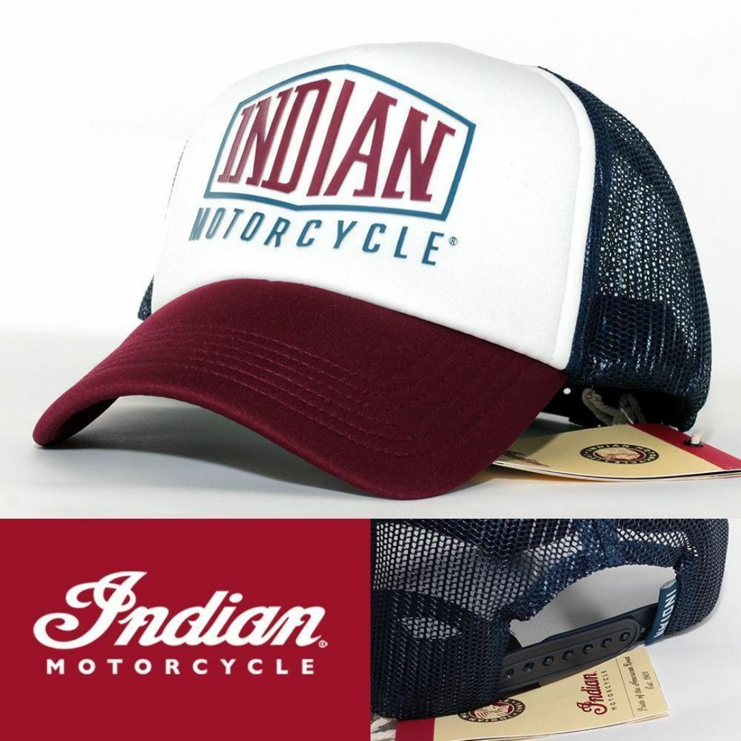 Indian MOTORCYCLE(インディアンモーターサイクル)のメッシュキャップ 帽子 IndianMotorcycle マルチ 2861686 メンズの帽子(キャップ)の商品写真